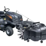 Black Edition BL 270/102 Twin H Rasentraktor inkl. Kehrmaschinenpaket tk540