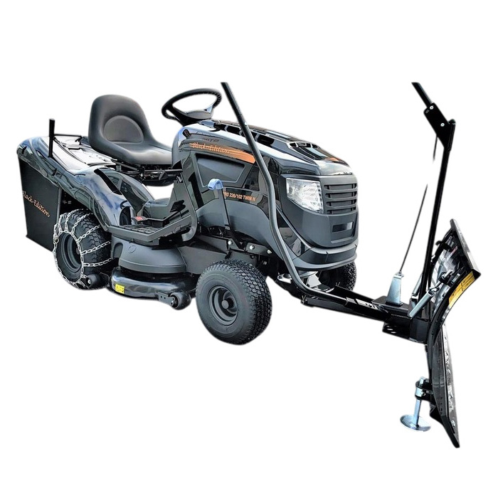 GFDFS.jpg BLACK EDITIONPRO 226/102 Twin H Rasentraktor inkl. Schneeschild 120 Plus – Bild 1
